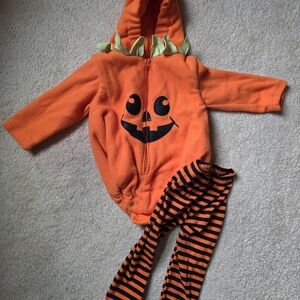 Orange Pumpkin Kids Costume